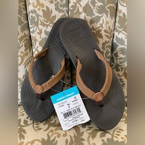 REEF ZEN LOVE Flip Flops Tobacco Brown